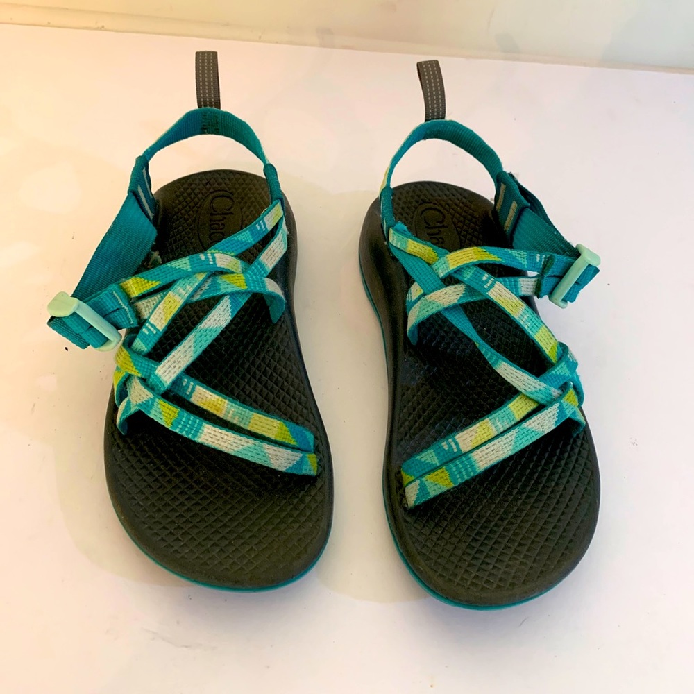 Chaco Unisex ZX/1 Sandals Multicolor Adjustable Strap Sport Hiking Big Kid 4.5*
